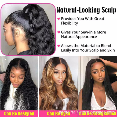 Body Wave Unprocessed Brazilian Virgin Human Hair Hd Full Lace Front Wig For Women Cheap Transparent Lace Frontal Closure Wig